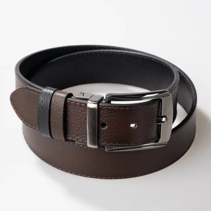 Ceintures de Luxe Personnalisées de Haute Qualité pour Hommes – Cuir Véritable Élégant, Logo Personnalisé, Style Tendance, Boucle Ardillon de Bonne Qualité – Vente en Gros - Product Image 1
