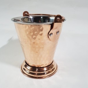 Bol de service traditionnel en cuivre avec revêtement en acier, fait main, pour la cuisine, la table, le curry, le riz, les collations, l'hôtel, la maison, le restaurant, la décoration - Product Image 5