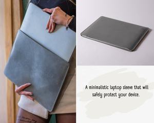 Funda Protectora para Portátil de Negocios, de Cuero Genuino de Alta Calidad, Suave, con Correa de Transporte, Logotipo Personalizado, Antipolvo, LLS-0065 - Product Image 3