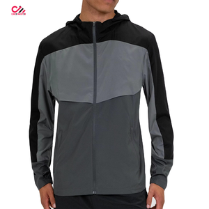 Ensemble de veste coupe-vent et short en deux pièces pour homme, style hiver décontracté, coupe-vent imperméable, couleurs personnalisées, impression numérique - Product Image 4