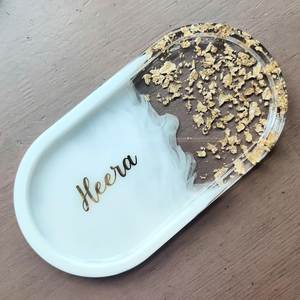 Resin tray Handmade resin tray <b>Epoxy</b> resin tray Decorative resin tray Serving resin tray Resin serving tray - Product Image 1