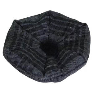 Chapeau personnalisé OEM ODM pour homme, gris, style TAM O SHANTER, béret, Balmorals, Tartan, Tammy - Product Image 2