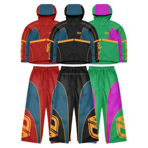 Conjuntos de Chaqueta Cortavientos para Niños, Estilo Moderno, Paneles Decorativos, Tallas Grandes, Cómodos, Conjuntos Casuales con Logotipo - Product Image 5