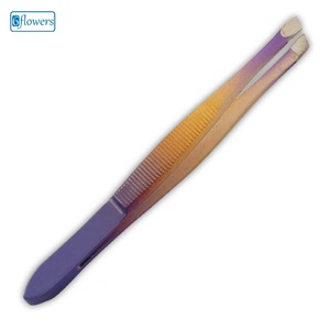 Pinzas para Cejas con Punta Puntiaguda de Acero Inoxidable, Duraderas, Estilo Moderno, Colores Degradados, Pinzas Más Vendidas, Personalizadas - Product Image 1