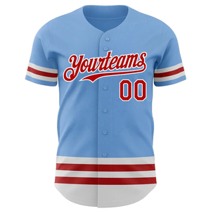 Custom Embroidery Baseball Uniform Style Shirt Wholesale <b>Cheap</b> Blank Baseball Jersey Sportswear Baseball New Printed Jerseys - Product Image 2