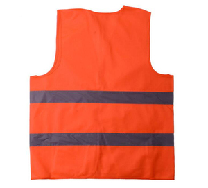 เสื้อกั๊กสะท้อนแสงเพื่อความปลอดภัยสำหรับผู้ชาย สีเหลือง คอวี ลำลอง สวมใส่ภายนอก ฤดูร้อน โพลีเอสเตอร์ ทอ สีพื้น - Product Image 2