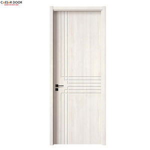 Porte d'entrée intérieure moderne et durable en WPC massif, anti-fissures, en bois massif, surface finie, étanche, pour appartement - Product Image 1