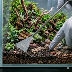 12.5 Inch Stainless Steel Aquarium Tools Sand Scraper for Aquascaping and Trimming - Product Image 1