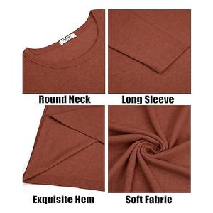 เสื้อยืดคอกลมแฟชั่นผู้ชายคุณภาพสูงรุ่นใหม่ล่าสุด เสื้อยืดแขนยาวลำลองทันสมัยสำหรับผู้ชายจากบังกลาเทศ - Product Image 5