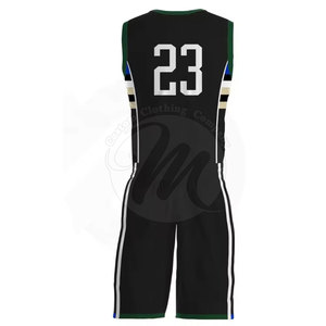 Nouvel uniforme de basket-ball style classique, uniforme de basket-ball à séchage rapide, en vente en ligne - Product Image 2