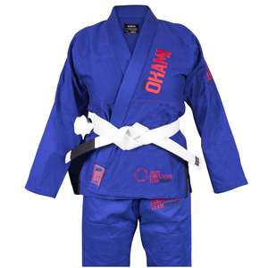 Kimono de Jiu Jitsu Ligero de Color Liso, Listo para Competencia, con Logotipo Personalizado, Uniforme de Artes Marciales BJJ Gi, 100% Algodón - Product Image 1