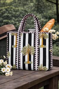 Bolsos Tote para Mujer con Estampado Artesanal, Bolsos de Mano Casuales para la Playa, Bolsos de Mano Tradicionales Étnicos Indios, Hermosos Bolsos de Mano de Lujo - Product Image 3