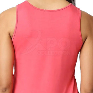 Customized Plus Size Women's Summer Tank <b>Top</b> Knitted Solid Design Cotton/Bamboo Fiber 2024 New Arrival - Product Image 6