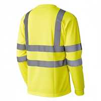 Chemise de travail en polyester - Vêtement de sécurité haute visibilité néon