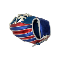 Guante de entrenamiento de béisbol de Softball para jóvenes, guante de piel sintética profesional con logotipo de diseño personalizado, OEM, la mejor calidad