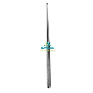 BUCK EAR CURETTE #0 smussato angolato 2.4MM O.D., 5 pollici (15CM)