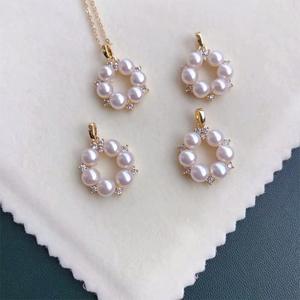 สร้อยคอมุกพวงมาลัยดีไซน์คลาสสิกพร้อมโซ่ S925เงินคล้องคอสร้อยคอแฟชั่นอเนกประสงค์ - Product Image 2