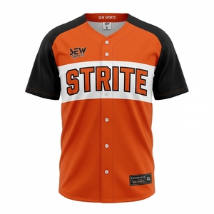 Custom Youth training Baseball Jersey Premium breathable Baseball Jersey vibrant colors Sublimation Team Baseball Jersey - Product Image 1