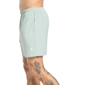 Shorts de sport pour hommes Keep Showing Up, coupe slim 7 pouces, légers, pour entraînement, course et fitness, bleu matinal - Product Image 4