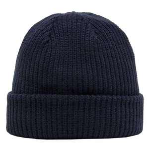 Bonnet d'hiver tricoté uni pour hommes à faible MOQ – Bonnets chauds et confortables pour hommes - Product Image 5