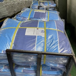 K <b>Tarp</b> Stripe Singapore Blue White Striped Outdoor PE <b>Tarp</b> Waterproof UV & Fire Resistant for Patio Use - Product Image 4