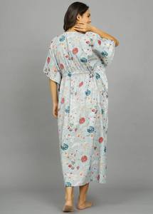 ชุดคลุมชายหาดผ้าฝ้ายอินเดียทำมือ น้ำหนักเบา เหมาะสำหรับฤดูร้อน - Product Image 5