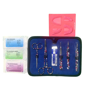 Biology Surgical Suture Kit for Medical Students Doctor Reusable Suturing <b>Practice</b> Kit with Suture <b>Pad</b> and Training Tools - Product Image 1