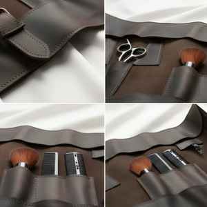 Étui pour ciseaux de barbier en cuir de vachette résistant aux odeurs, robuste et confortable, étui professionnel pour outils LBSP-0010 - Product Image 6