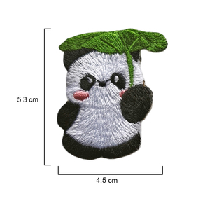 ชุดแพทช์ปักลายการ์ตูนแพนด้าแบบรีดติดเสื้อผ้าและกระเป๋า - Product Image 6