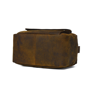 Bolsa de Aseo de Cuero Genuino de Primera Calidad, Organizador de Viaje para Hombres - Product Image 4