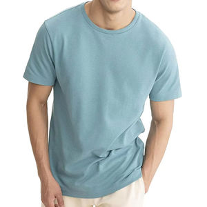 T-shirts homme 100% coton personnalisés avec votre logo, style décontracté, pour la vente en ligne à prix abordable. - Product Image 1