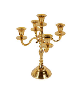 เชิงเทียนทองคำเฮอริเทจแบรนด์ส่วนตัว – งานศิลปะอะลูมิเนียมหล่อที่ยั่งยืน - Product Image 3