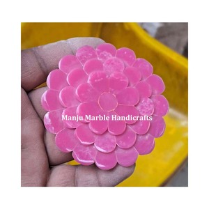 Espejos con Forma de Flor Hechos a Mano con Incrustaciones de Madreperla Rosa Pura, Diseño Exquisito, al Precio Más Bajo - Product Image 1