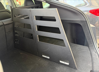 Barrière pliable sur mesure pour chien de compagnie pour Tesla Model Y Juniper, séparateur de coffre arrière pour la sécurité des animaux