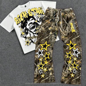 Camisetas Térmicas Transpirables con Lavado Ácido Personalizadas por el Fabricante, Estilo Hip Hop, Ecológicas, de Manga Corta, Corte Recto y Amplio, para Primavera - Product Image 2