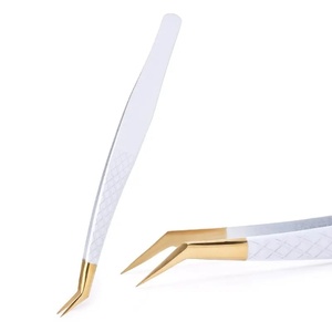 แหนบสแตนเลสปลายเรียบสำหรับติดขนตาปลอม ความยาว 10 มม. - Product Image 2
