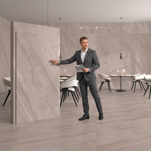 120x240 Noir Extra Big Dalle Céramique Hall D'hôtel 1200x2400mm Grand Format En Gros Grande Taille Porcelaine Marbre Carreaux De Sol - Product Image 3