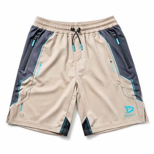 Pantalones Cortos de Gaming Cyberpunk Beige Piedra con Malla Transpirable y Bolsillos Ocultos con Cremallera, Estilo Tech, Proveedor de Ropa Tecnológica - Product Image 2