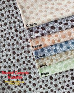 ผ้าพิมพ์ลายเมล็ดกาแฟทรงกลมแบบ Catonic Transfer Cotton ผ้าทอเนื้อสัมผัสพิเศษสำหรับเสื้อเชิ้ตชาย ปกเสื้อ และผ้าเช็ดหน้า - Product Image 1