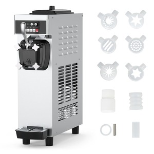 High Capacity Commercial Soft Serve <b>Ice</b> <b>Cream</b> <b>Machine</b> Three Flavor System Durable Stainless Steel Dessert Equipment - Product Image 2