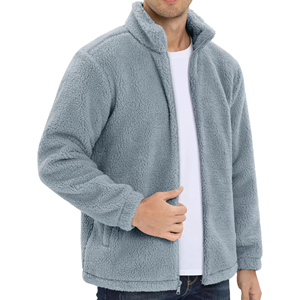 Best Material <b>Canvas</b> Stand Collar Windproof <b>Jacket</b> <b>for</b> <b>Men</b> Autumn Season Premium Quality Vintage Custom Made Sherpa <b>Jacket</b> - Product Image 4