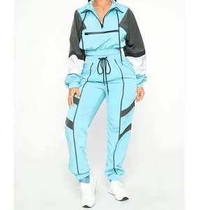 Nouvelle Arrivée Vente Chaude Ensemble Sportif Personnalisé 2 Pièces pour Femme Hiver Survêtement Zippé à Manches Longues 2026 - Product Image 5