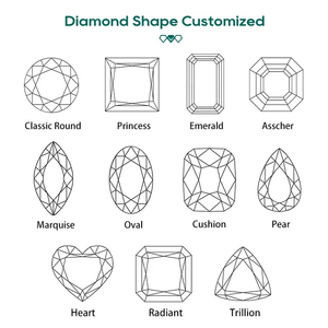 Anillo de Oro Sólido de 18K, 14K, 9K con 30 Puntos de Diamantes Cultivados en Laboratorio CVD VVS, Joyería de Lujo - Product Image 4