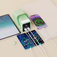 Banque d'Énergie Haute Capacité 50000mAh à Charge Rapide pour Smartphone avec Lampe de Poche ABS Portable Powerbank