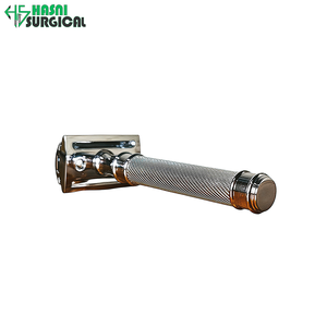 HASNI SURGICAL Juego de instrumentos manuales de afeitado con doble filo clásico tradicional para hombre - Product Image 2