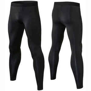 Lightweight Men's Yoga Leggings-Spandex/Polyester Compression Pants with Quick Dry & Breathable Features Custom Colors Available - Product Image 6