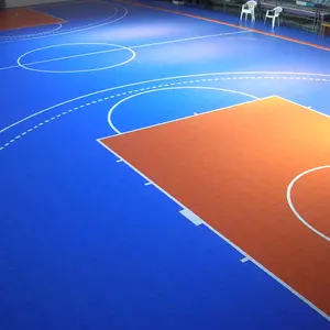 Highly Recommended Indoor Sports PP Tiles Flooring I-01 Suitable Court of Basketball Futsal and Tennis