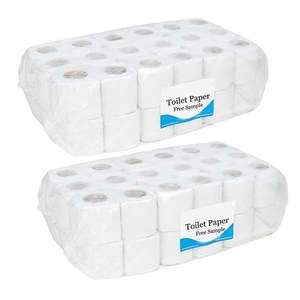 Papier toilette biodégradable en pâte de bois, 3 plis, rouleau de papier toilette pour hôtel, fournisseur et fabricant de papier toilette de haute qualité - Product Image 1