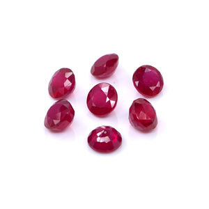 Rubis naturels de Bangkok, ronds calibrés de 6 mm, pierres précieuses de rubis naturelles facettées, prêtes à l'emploi pour la création de bijoux - Product Image 5