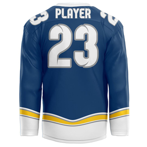 Maillot de hockey sur glace durable par sublimation, maillots d'équipe personnalisés pour hommes, tissu sportif respirant à séchage rapide, uniformes de club personnalisés - Product Image 3